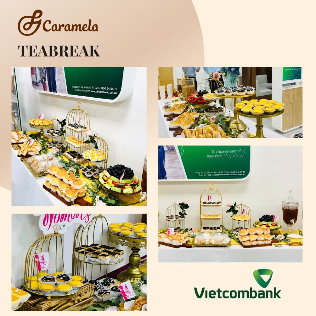 Ngân hàng Vietcombank tổ chức teabreak 8/3 tri ân ngày quốc tế phụ nữ