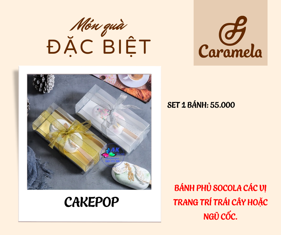 Set bánh cake box làm quà tặng 8/3 cho nhân viên nữ